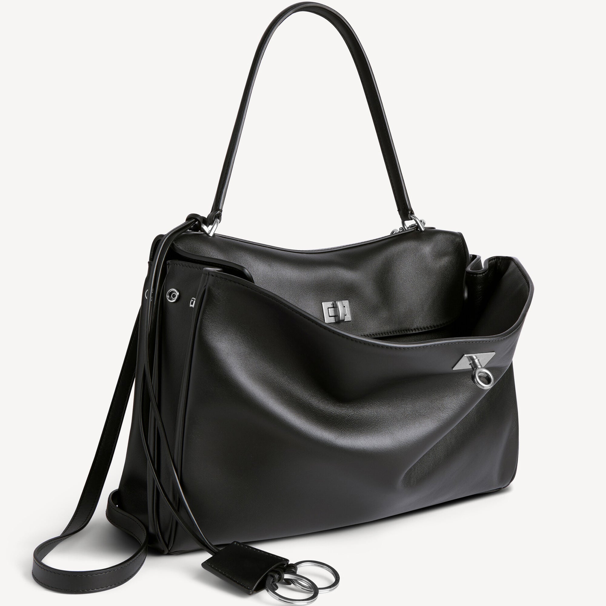 Rodeo Style Slouchy Medium - Genuine Leather Silver Edition
