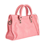Designer-style pink city tote – chic crossbody and shoulder purse