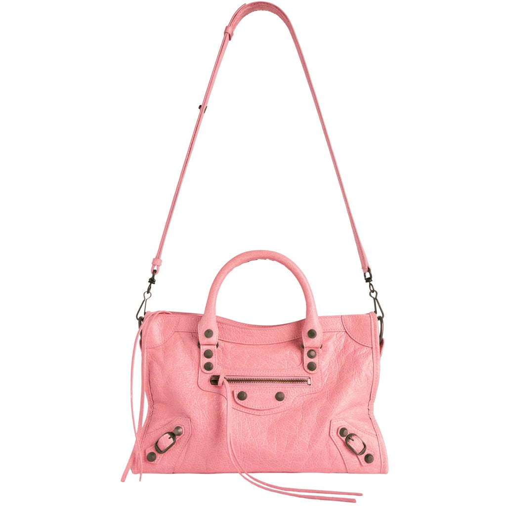 Luxury-inspired city handbag in pink – fashionable women’s bag