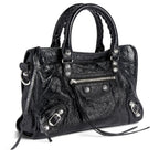 Black small city tote bag – chic designer-style crossbody purse