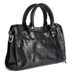 Black small city tote bag – chic designer-style crossbody purse