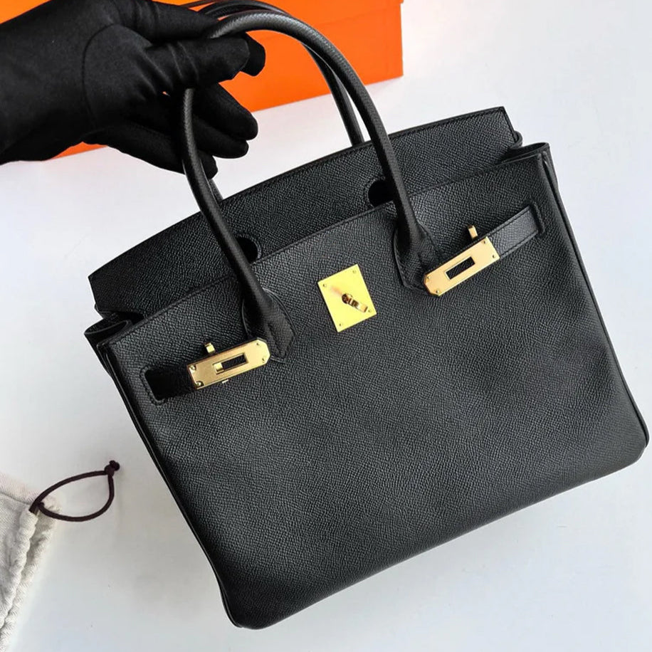 Birken30 black togo with gold hardware, best quality