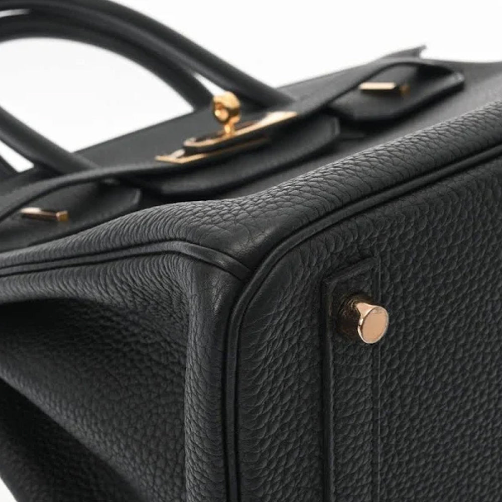 Birken30 black togo with gold hardware, detail quality