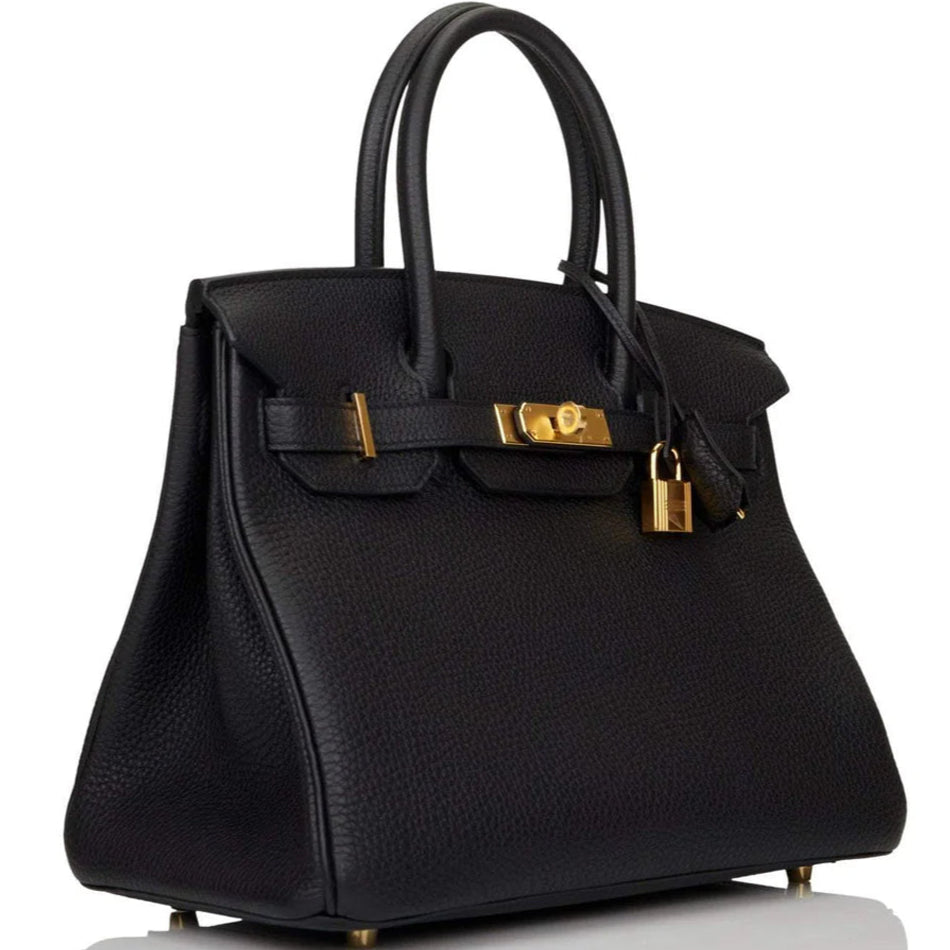Birken30 black togo with gold hardware, best quality