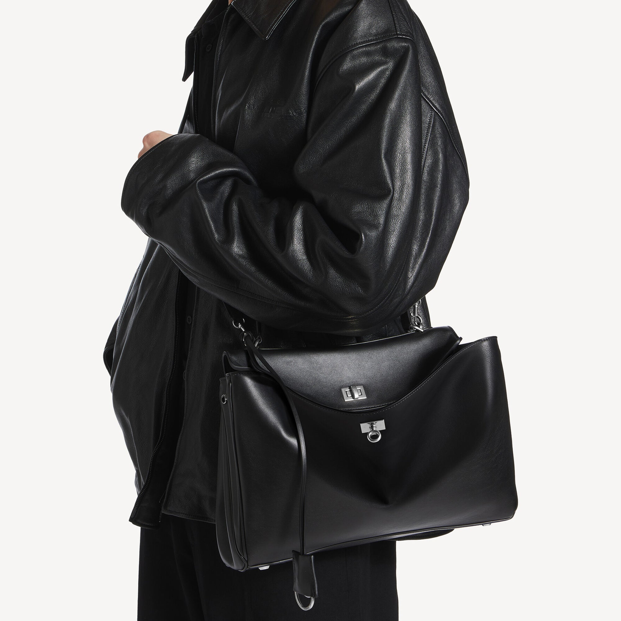 Rodeo Style Slouchy Medium - Genuine Leather Silver Edition