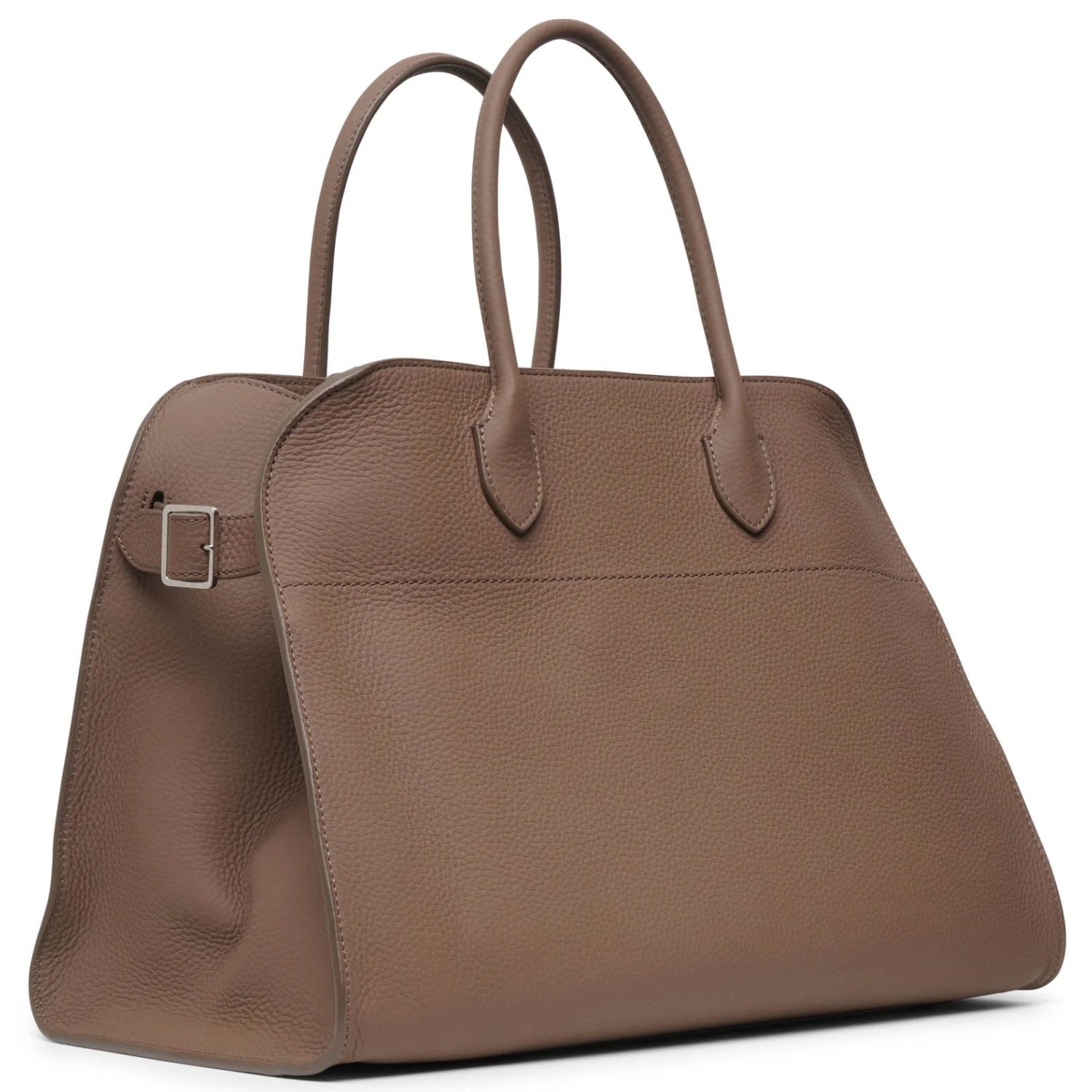 Modern Structured Grain Leather Tote | Large