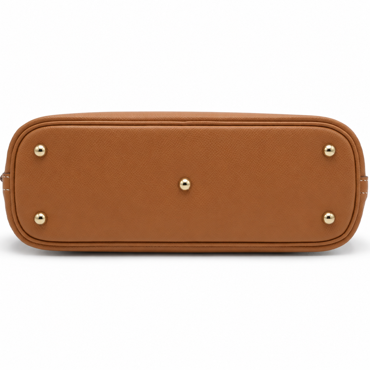 Brown Minimalist Satchel Handbag with Crossbody Strap
