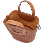 LOOP 23 TOTE BAG GOLD BROWN SILVER HARDWARE