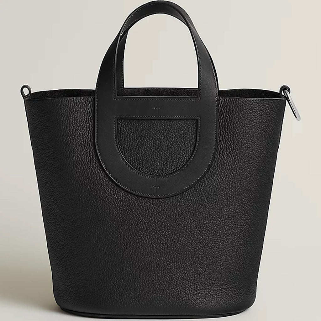 LOOP 23 TOTE BAG BLACK SILVER HARDWARE