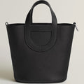LOOP 23 TOTE BAG BLACK SILVER HARDWARE