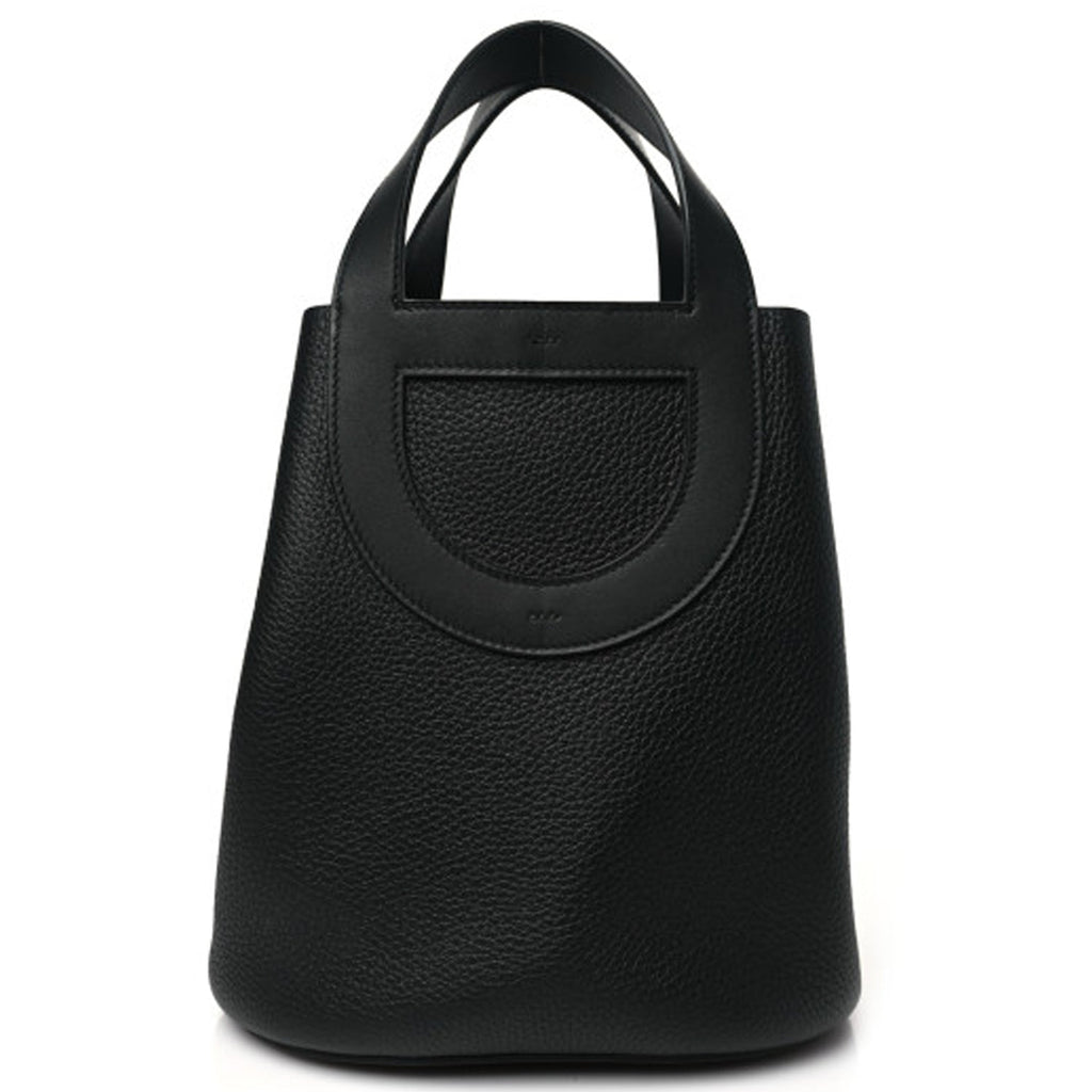 LOOP 23 TOTE BAG BLACK SILVER HARDWARE