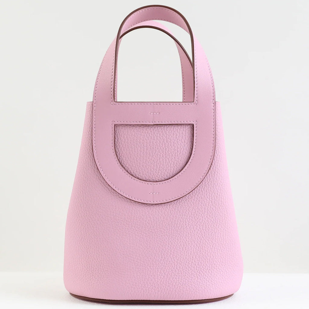 LOOP 23 TOTE BAG PINK SILVER HARDWARE