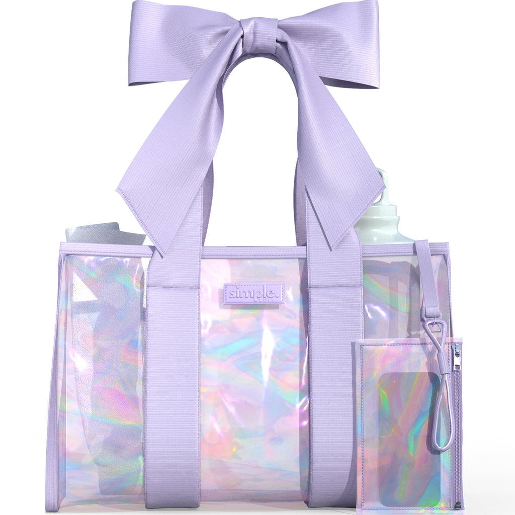 Bowme Prism Purple Waterproof beach travel tote