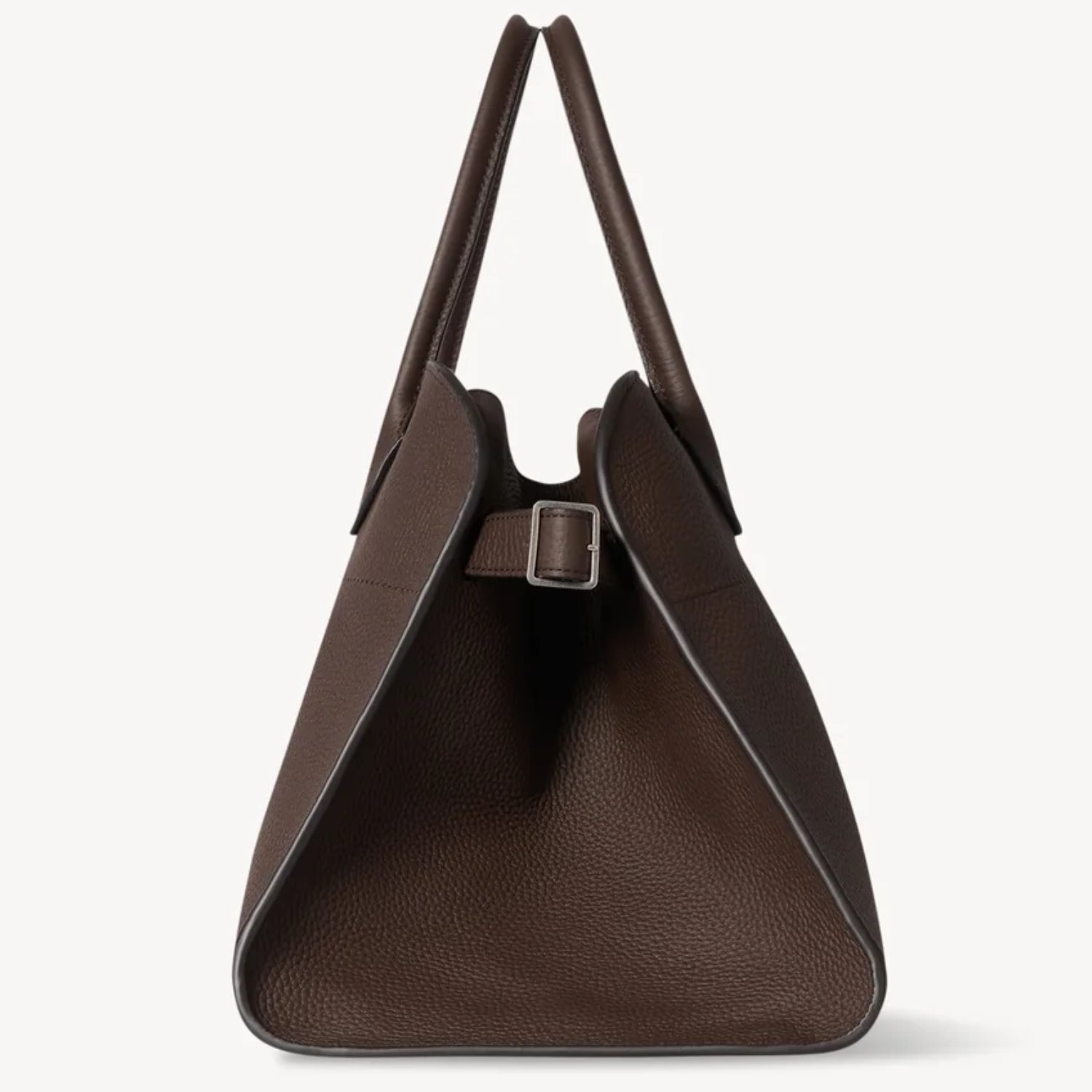 Modern Structured Grain Leather Tote | Large