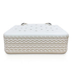 EVA rubber tote — medium in Coconut with sturdy structure