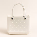Eva Rubber Tote Medium in Coconut