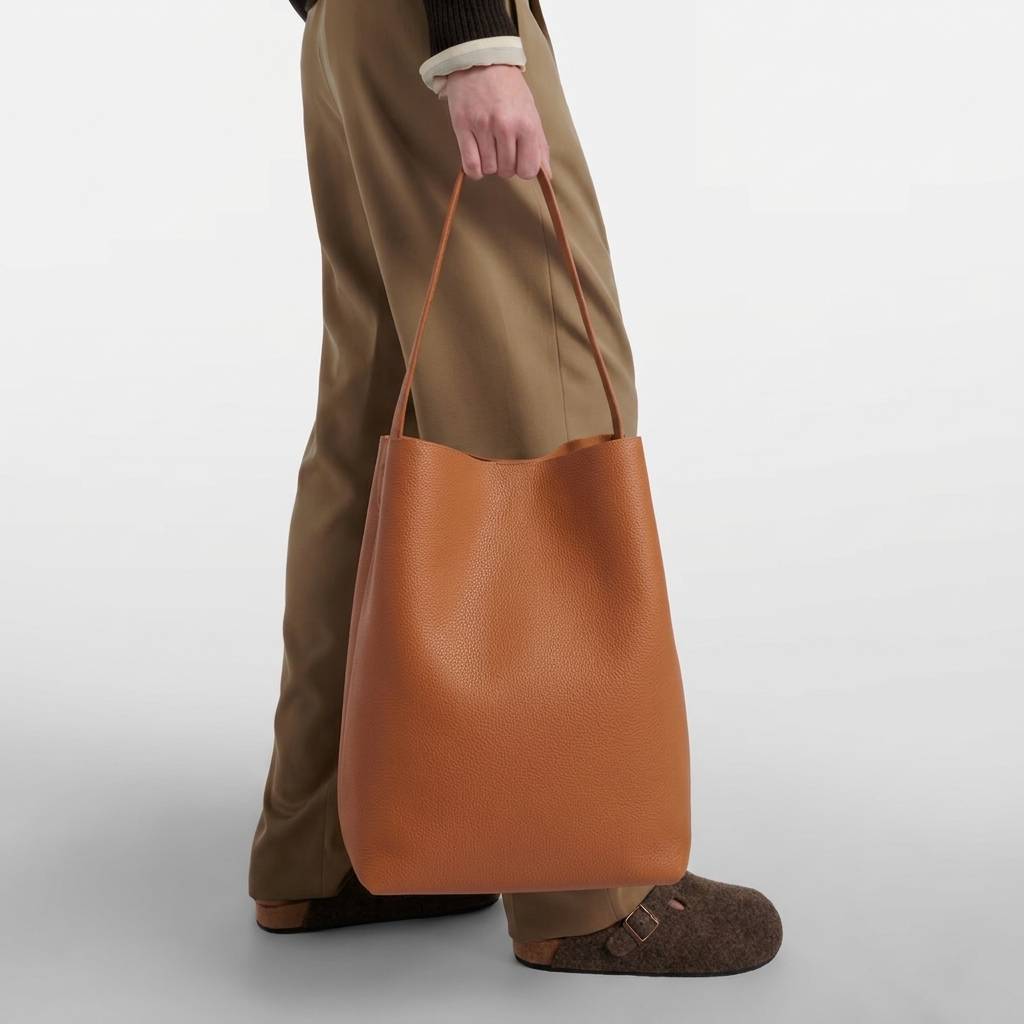 NS PARK GENUINE BROWN LEATHER LARGE WITH MODEL