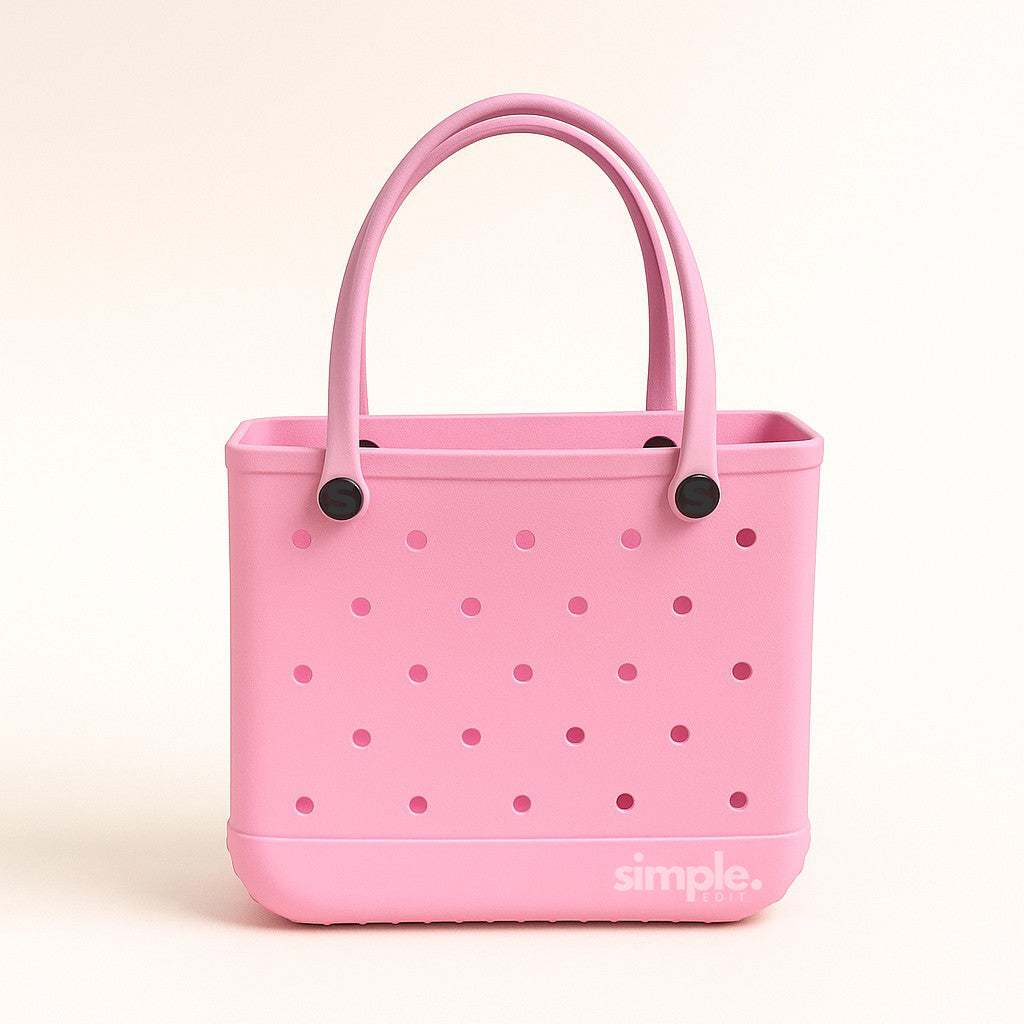 Eva Rubber Tote Medium in Blowing Bubbles,