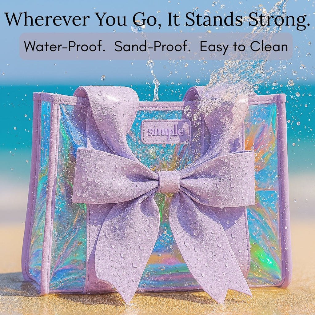 Bowme Prism Purple Waterproof beach travel tote