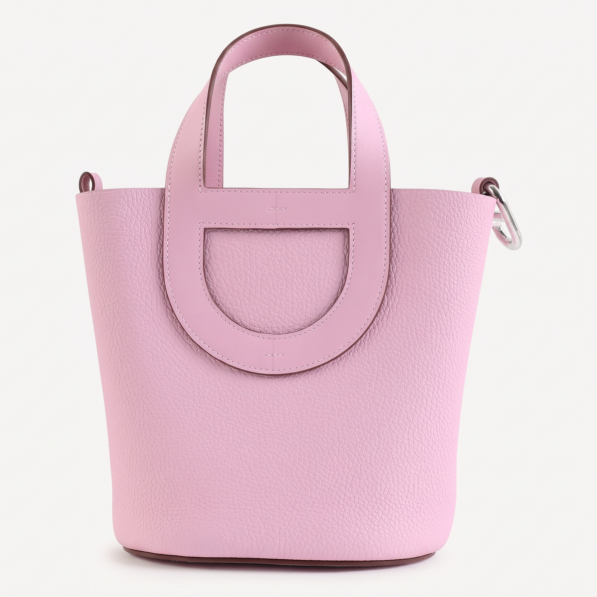 LOOP 23 TOTE BAG PINK SILVER HARDWARE