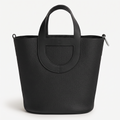 LOOP 23 TOTE BAG BLACK SILVER HARDWARE