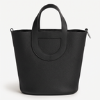 LOOP 23 TOTE BAG BLACK SILVER HARDWARE