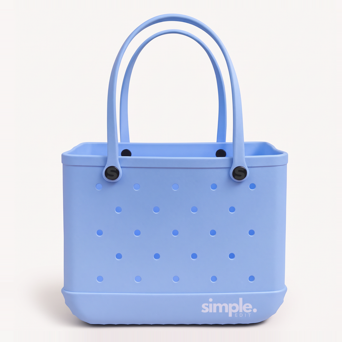 Lightweight flexible EVA tote in fresh blue for everyday use