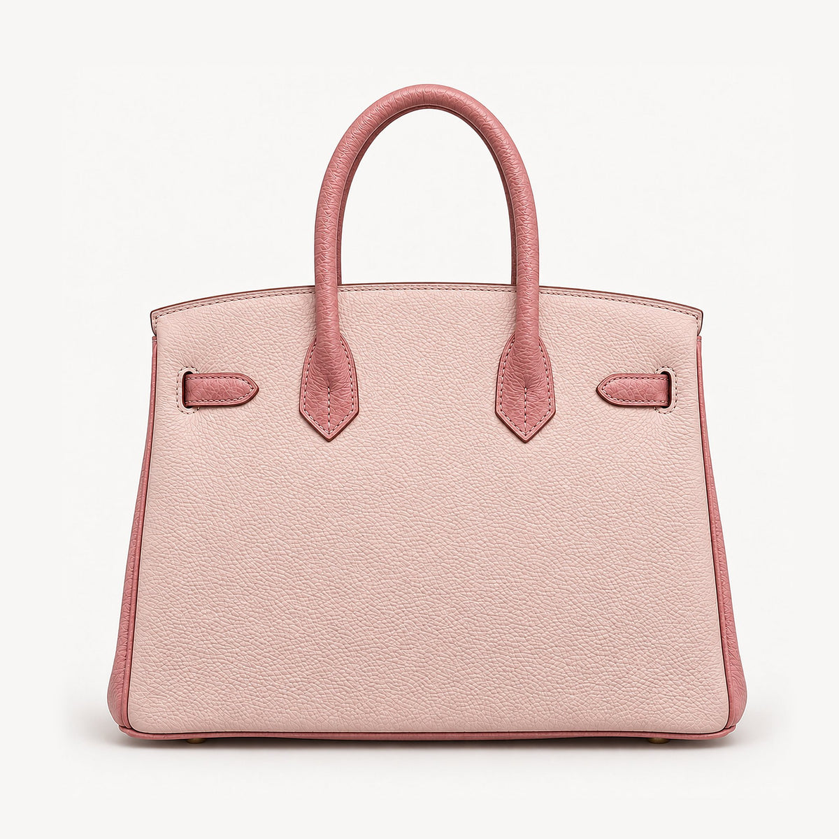 Classic 30 togo leather tote in contrast pink, back view