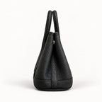 Weekday Tote Mini 23 cm open-top tote in black, side view