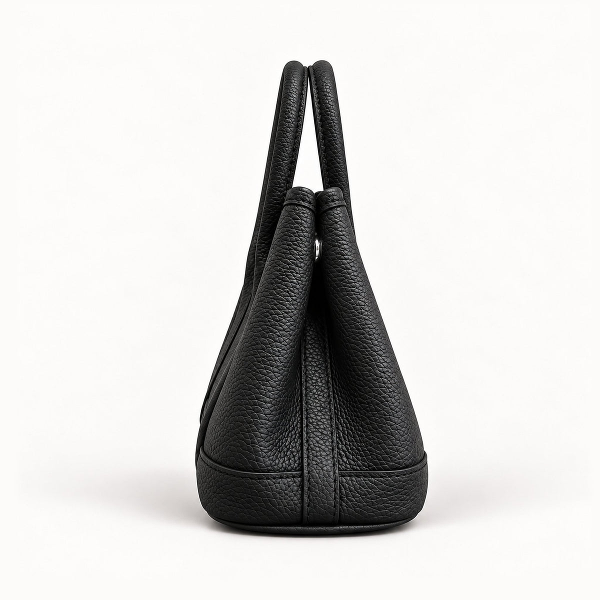 Weekday Tote Mini 23 cm open-top tote in black, side view