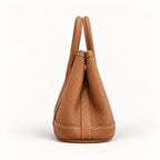 Weekday Tote Mini 23 cm open-top tote in brown, side view