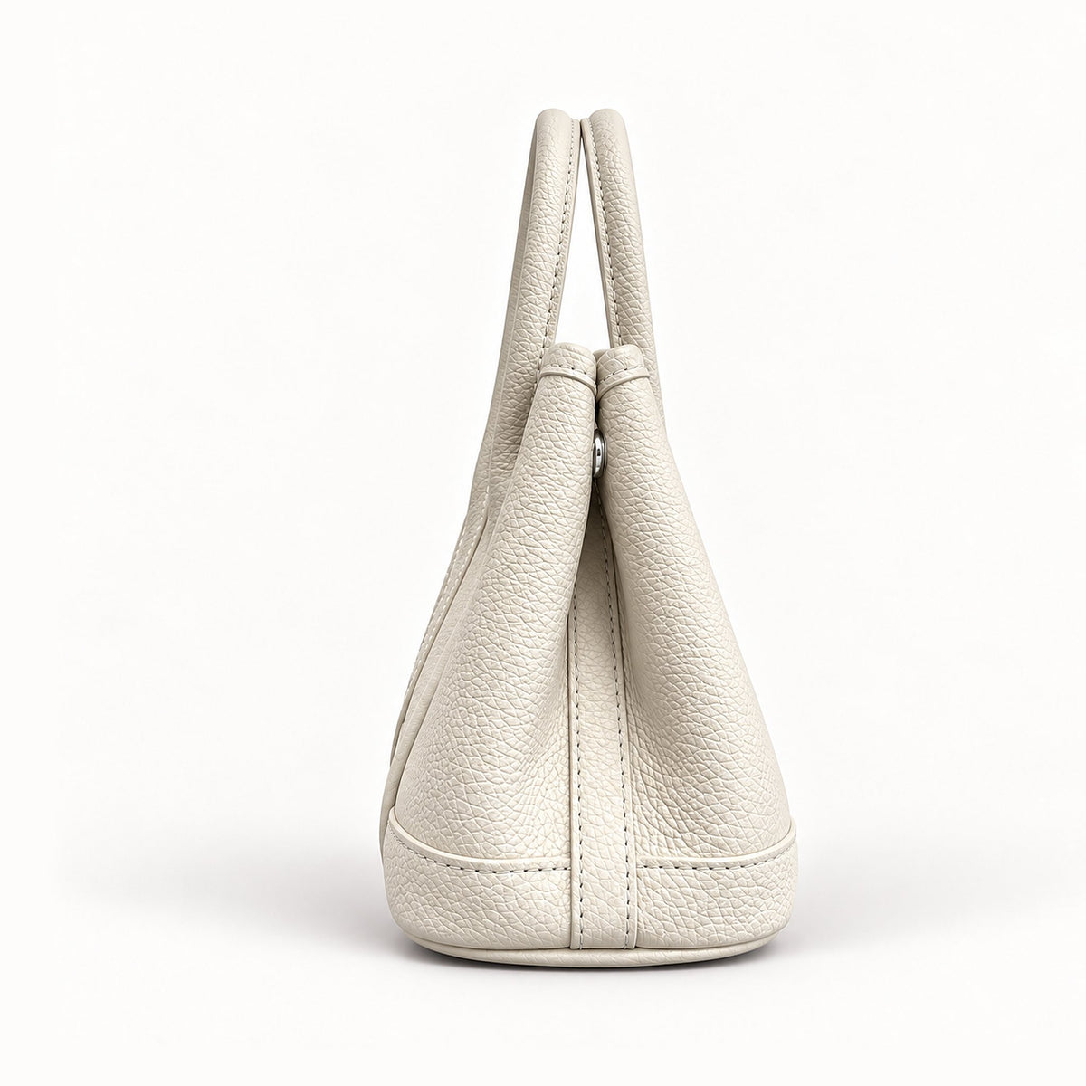 Weekday Tote Mini 23 cm open-top tote in white, side view