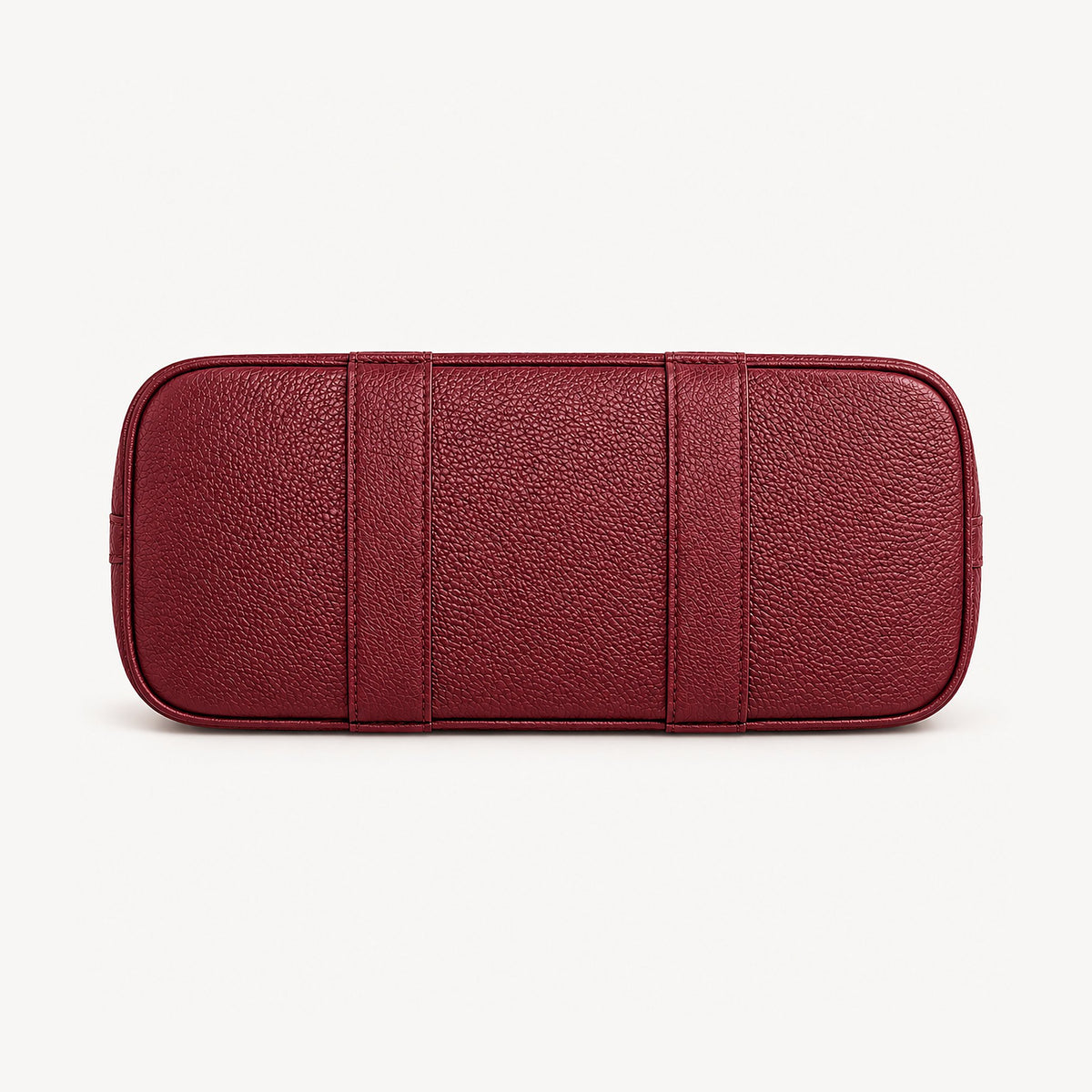 Weekday Tote Medium 30 cm open-top tote in burgundy, base view