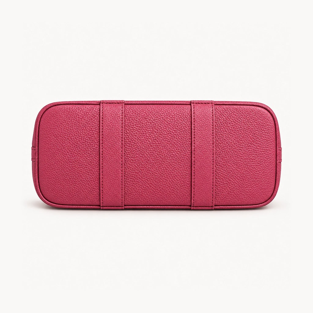 Weekday Tote Medium 30 cm open-top tote in hot pink, base view