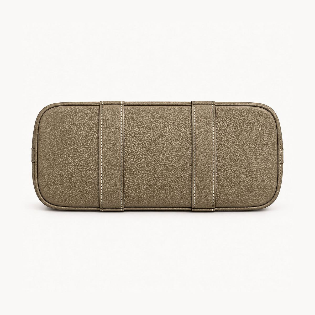 Weekday Tote Medium 30 cm open-top tote in khaki, base view