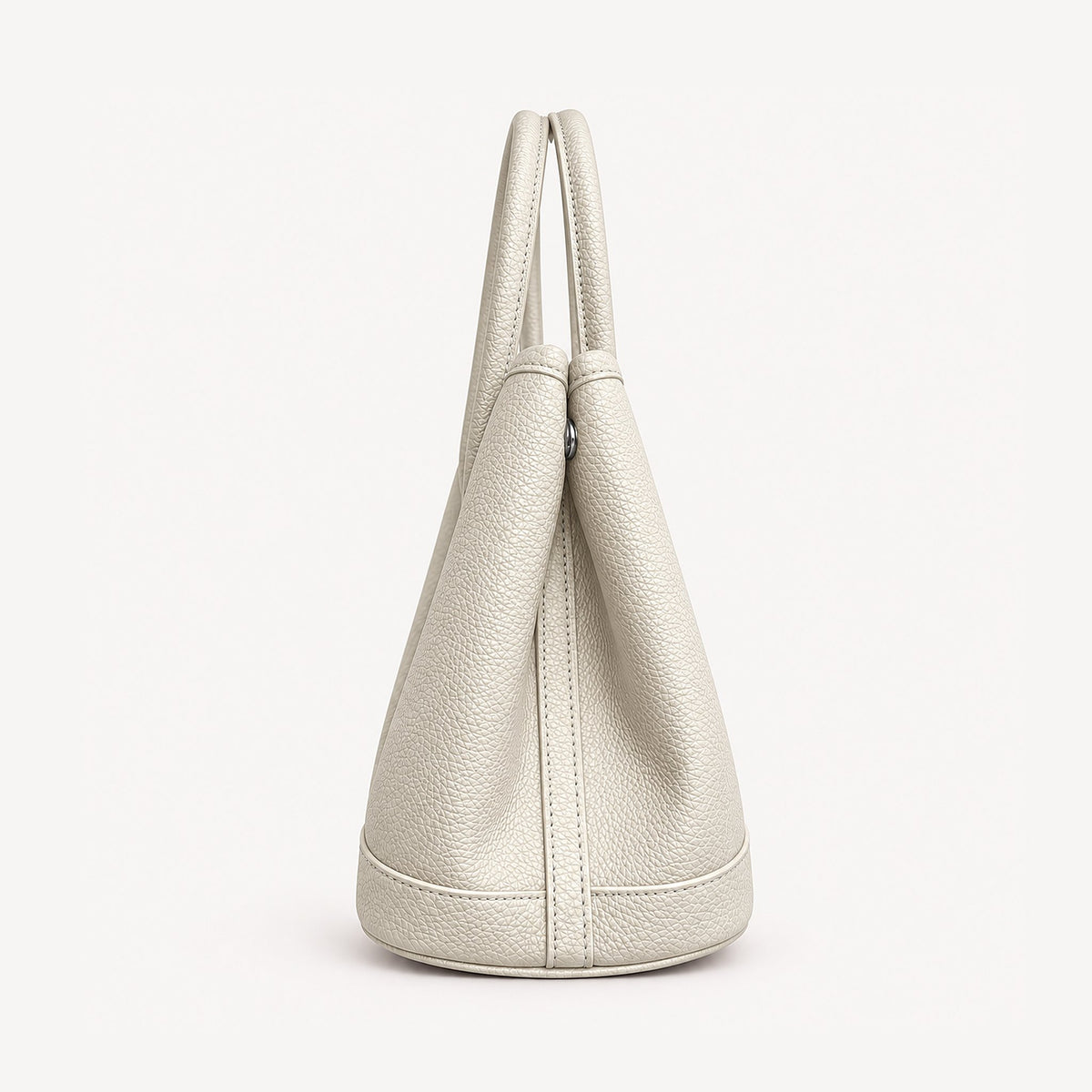 Weekday Tote Medium 30 cm open-top tote in white, side view